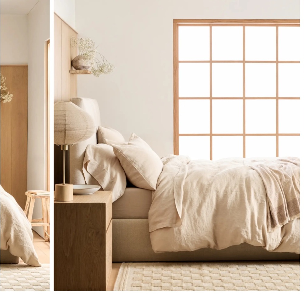 Quince European Linen Duvet Cover